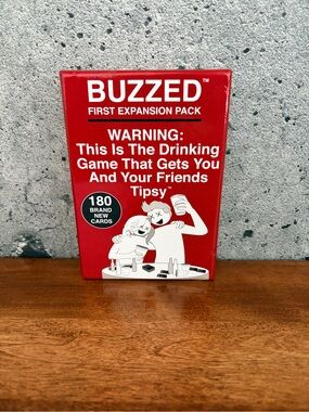 BUZZED First Expansion Pack Drinking Game - Red